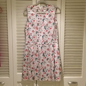 GAP floral fit and flare dress